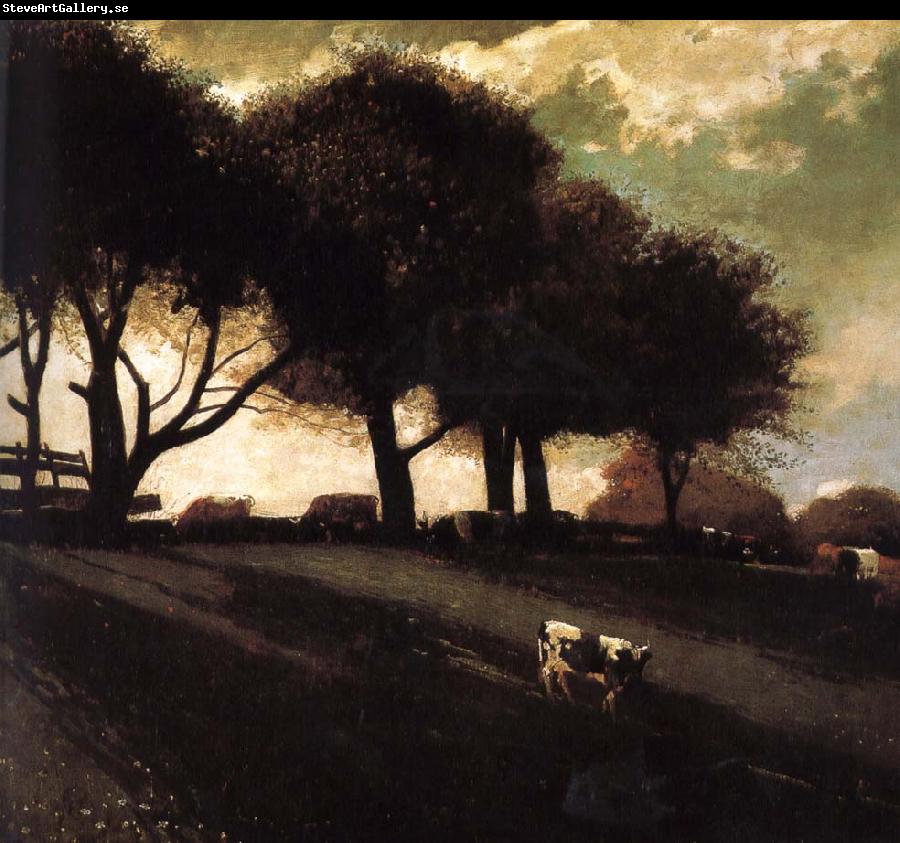 Winslow Homer The dawn in New York Leeds